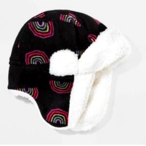 Girls fleece trapper hat